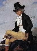 Jacques-Louis  David Seriziat oil on canvas